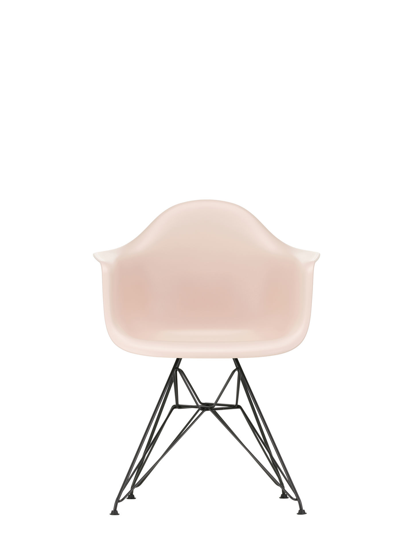 Eames Plastic Arm Chair DAR Chaise Vitra Noir - Sea blue