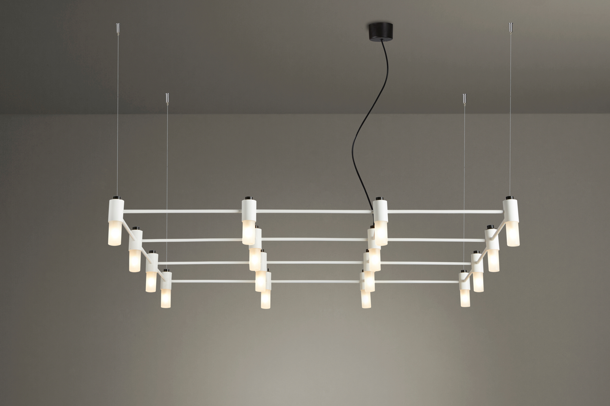 Quadrante 505 16 lamp suspension Tooy 
