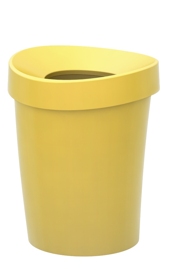 Corbeille à papier Happy Bin S JAUNE Vitra OFFRE SPECIALE