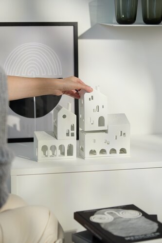 Maison lumineuse Maison empilée des arcs Räder