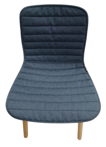 Hal Wood Entièrement rembourré CHÊNE NATURE / HAUT DE GAMME PLANO NERO/BLEU GLACE Vitra OFFRE SPECIALE