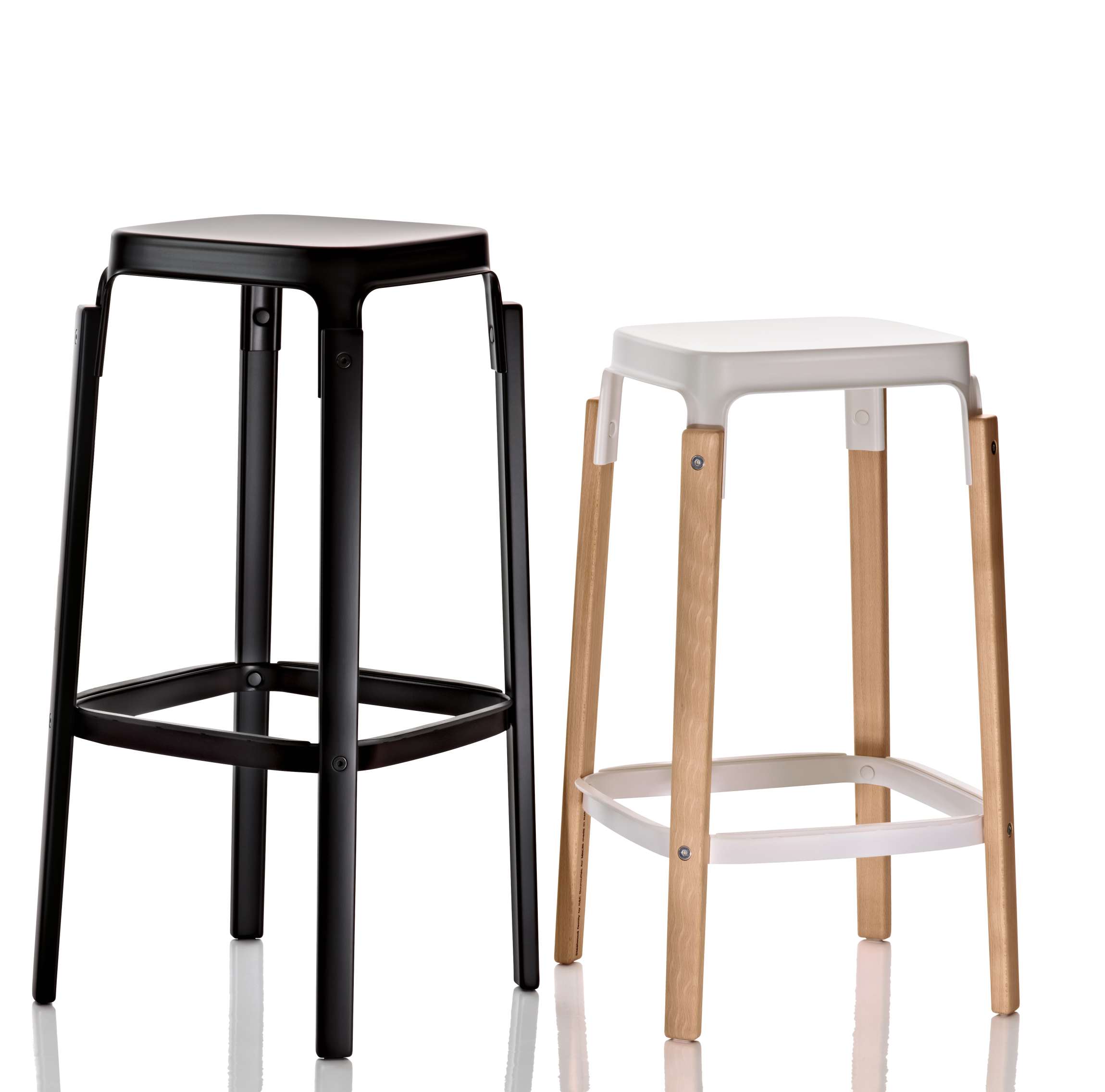 Steelwood Barstool Tabpotet de bar H 78 cm Magis