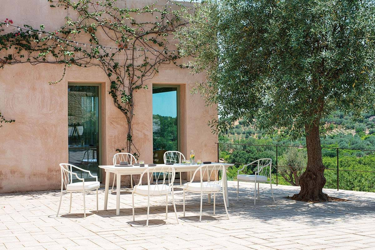 Plus4 Outdoor Table extensible Emu