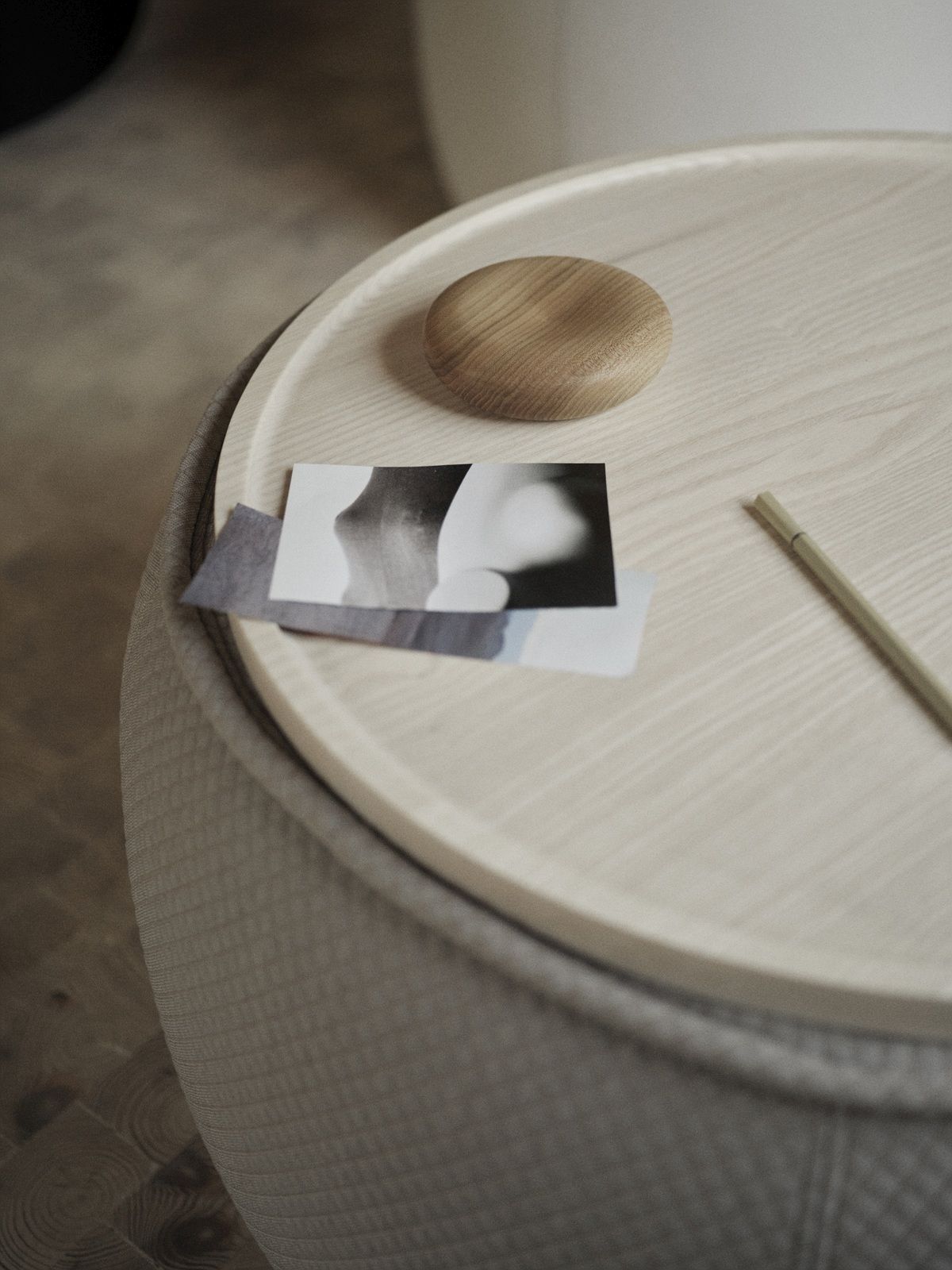 CONGA Tray plateau en chêne pour tabouret Softline