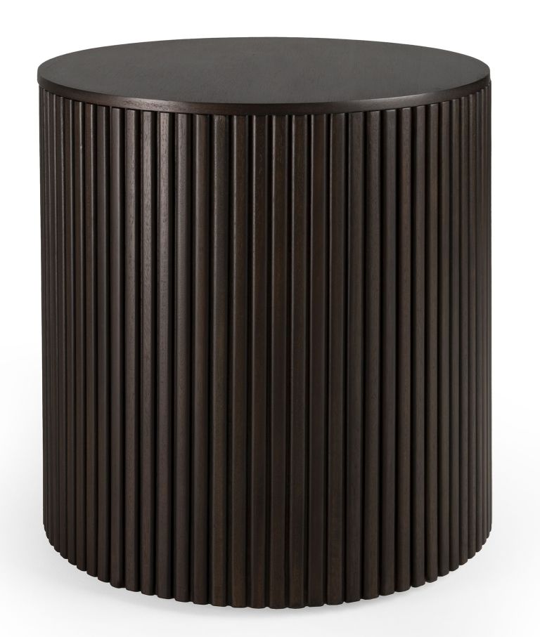 Roller Max Table d'appoint ronde brun foncé Ethnicraft