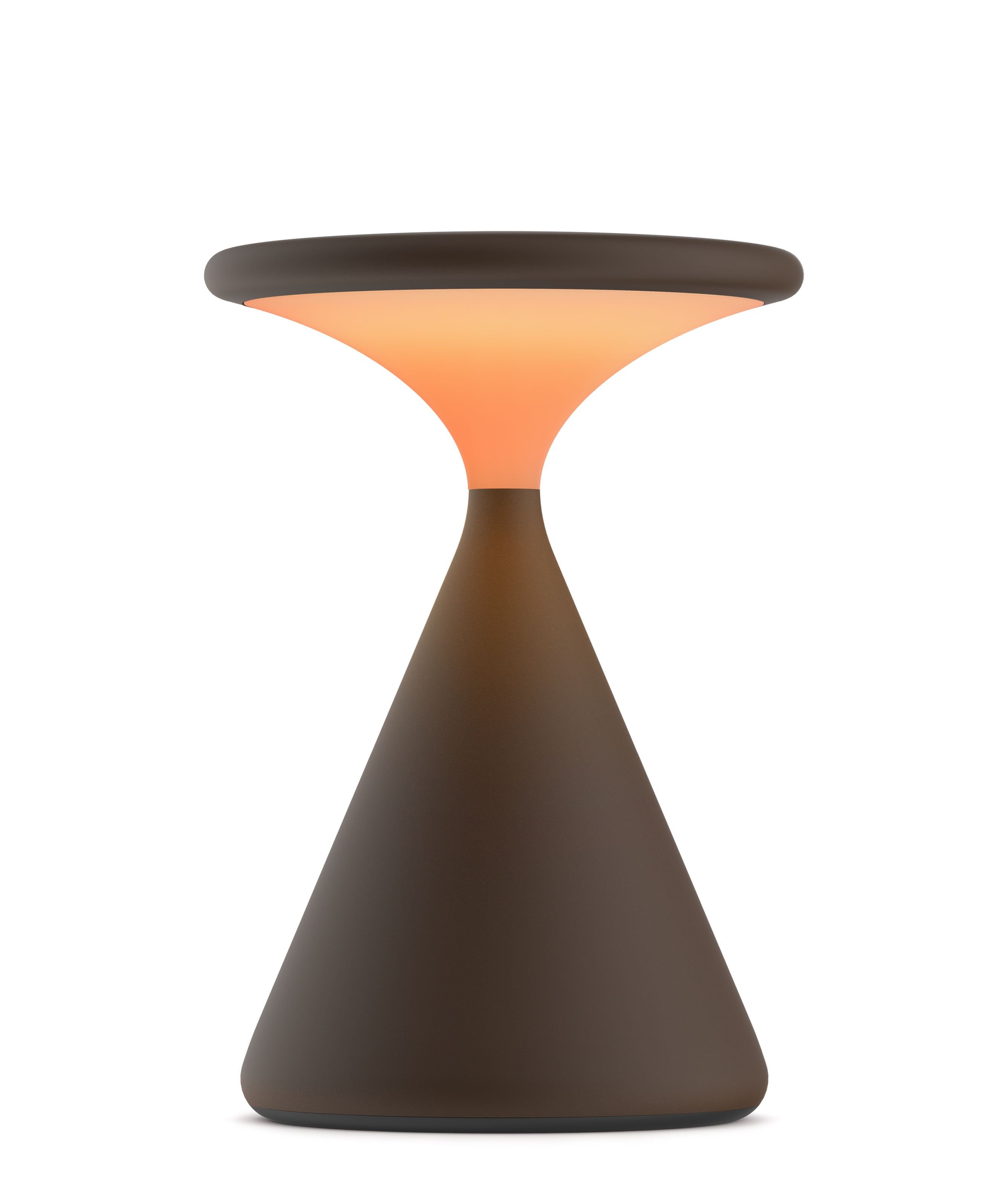 Salt Lampe à batterie / lampe de table Chocolate Grau