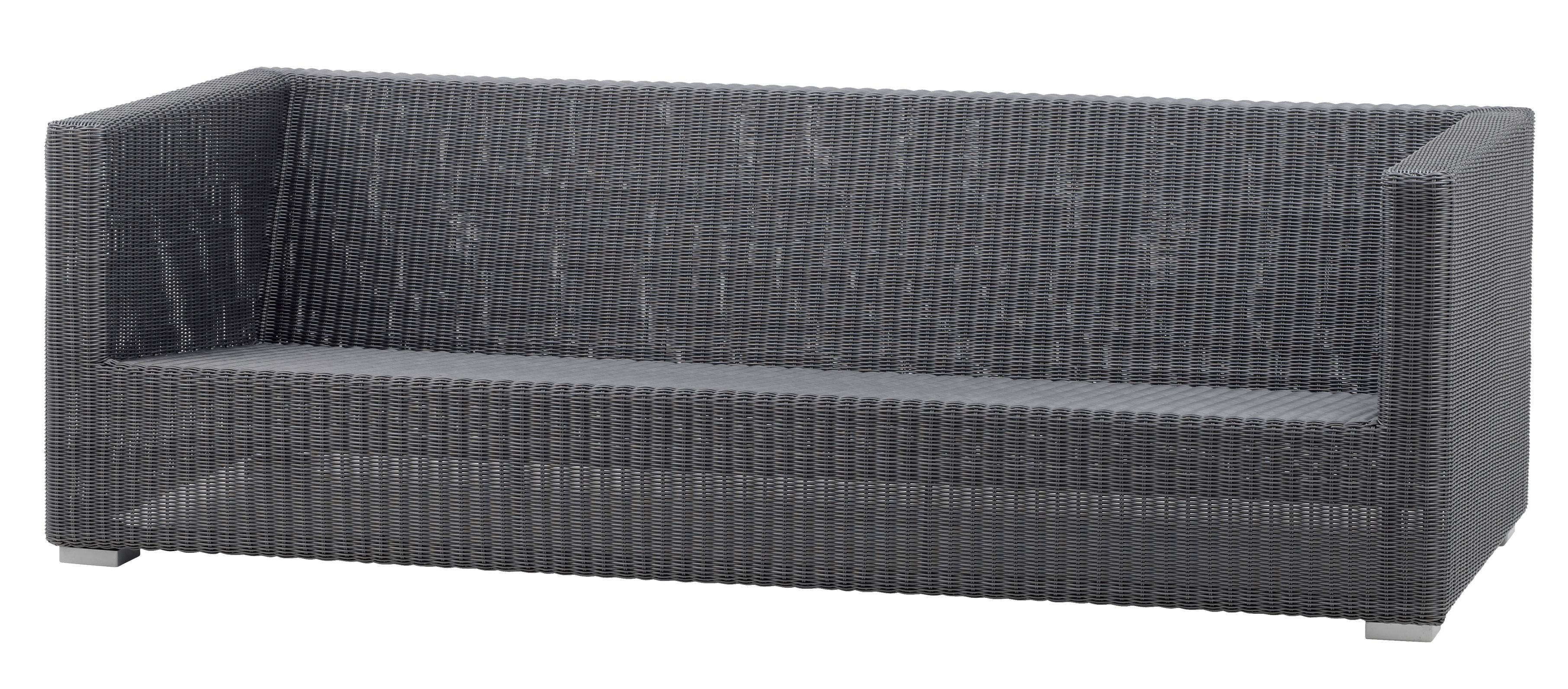 Chester Canapé 3 places Graphite Cane-Line