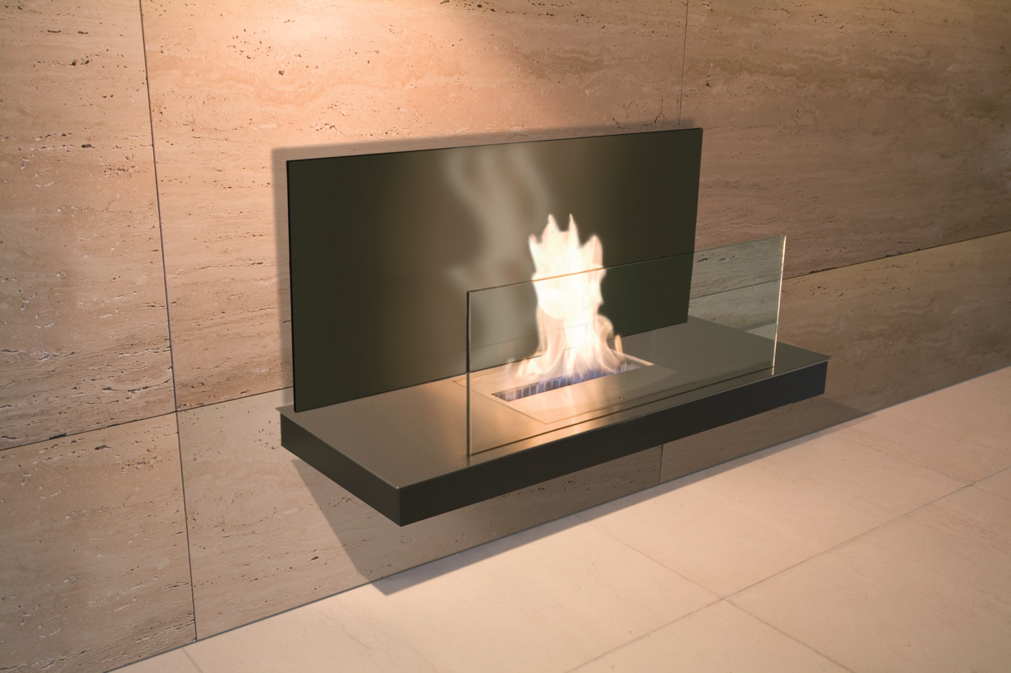 Wall Flame 2 Cheminée Éthanol Radius