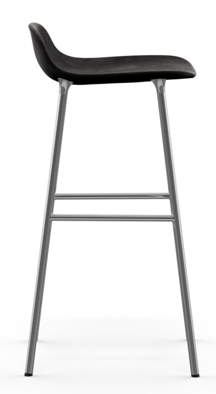 Form Barstool tabouret de bar H 75 cm Acier Rembourré Normann Copenhagen