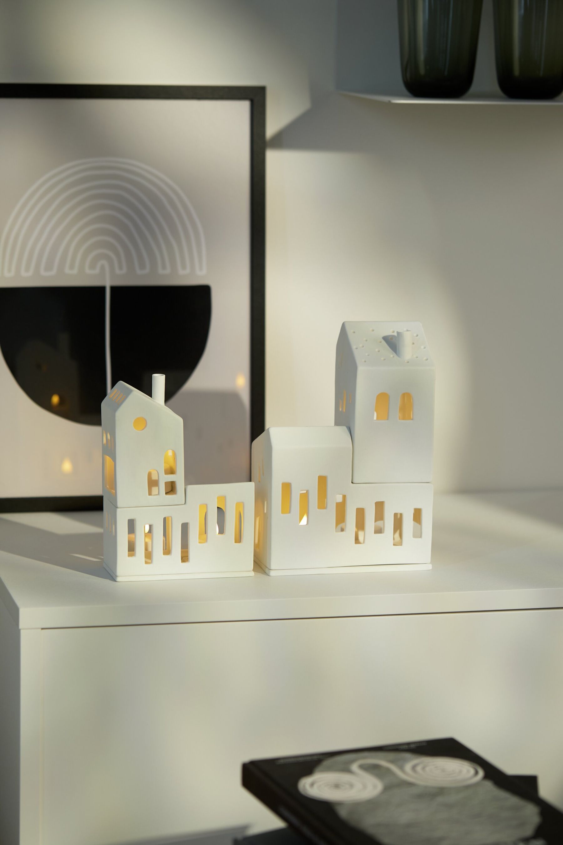 Maison lumineuse Maison empilée des arcs Räder