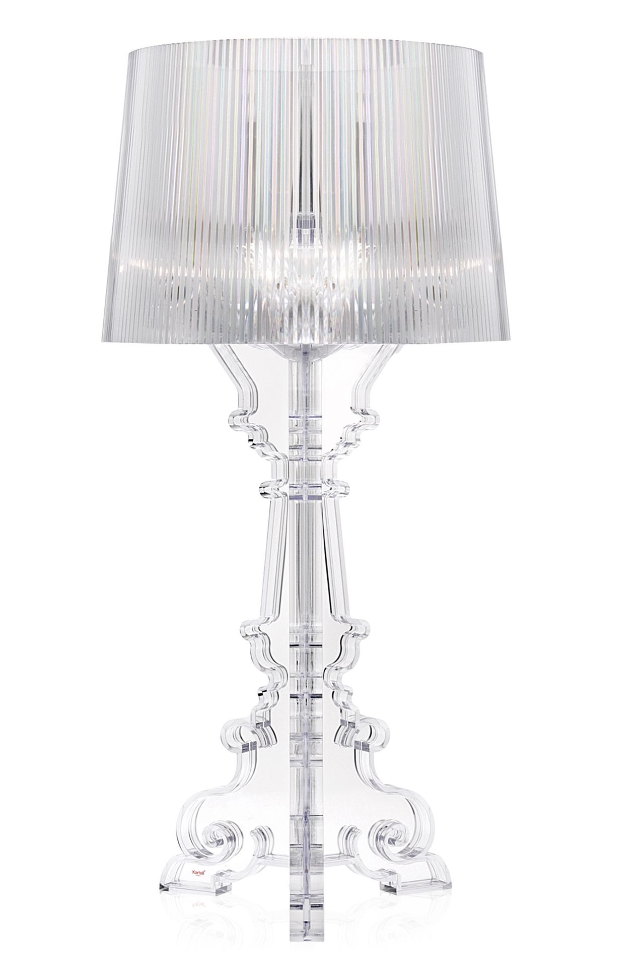 Bourgie Lampe de Table Cristal clair Dimmable Kartell