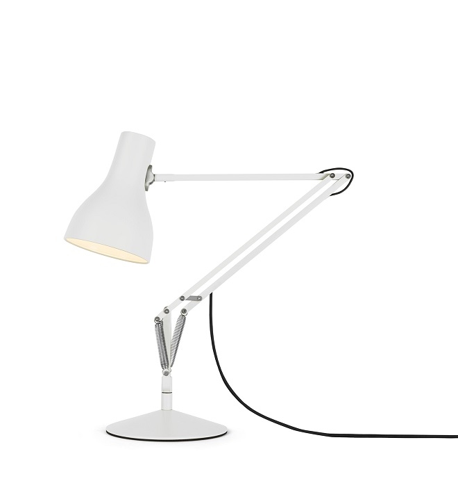 Type 75 Desk lamp Lampe de table Anglepoise Alpine blanche