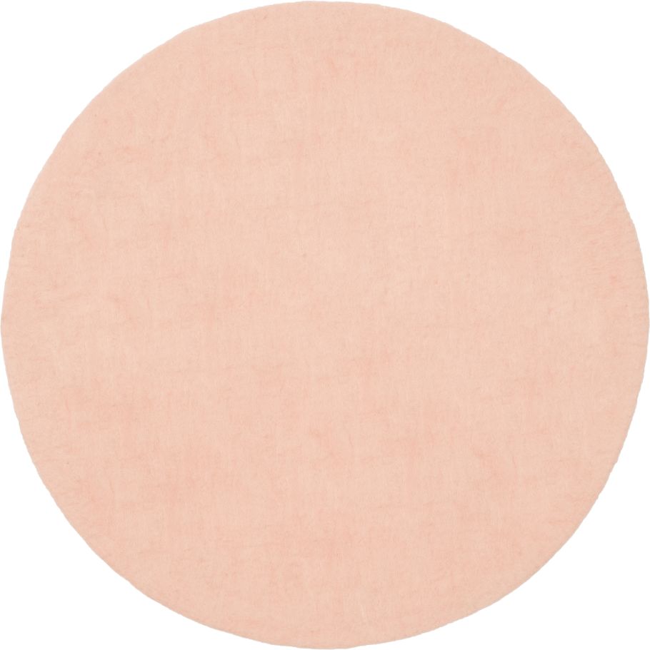 Mono Rond Tapis en feutre Ø 160 cm myfelt  Merle (rose)