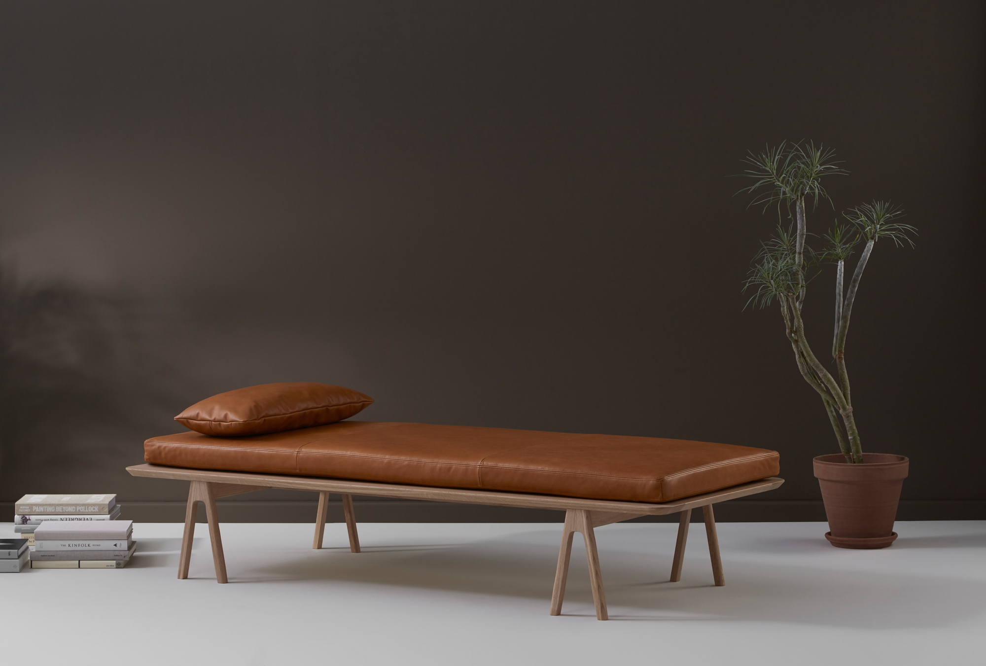 Level Daybed Fainéant Blanc/Noir Woud