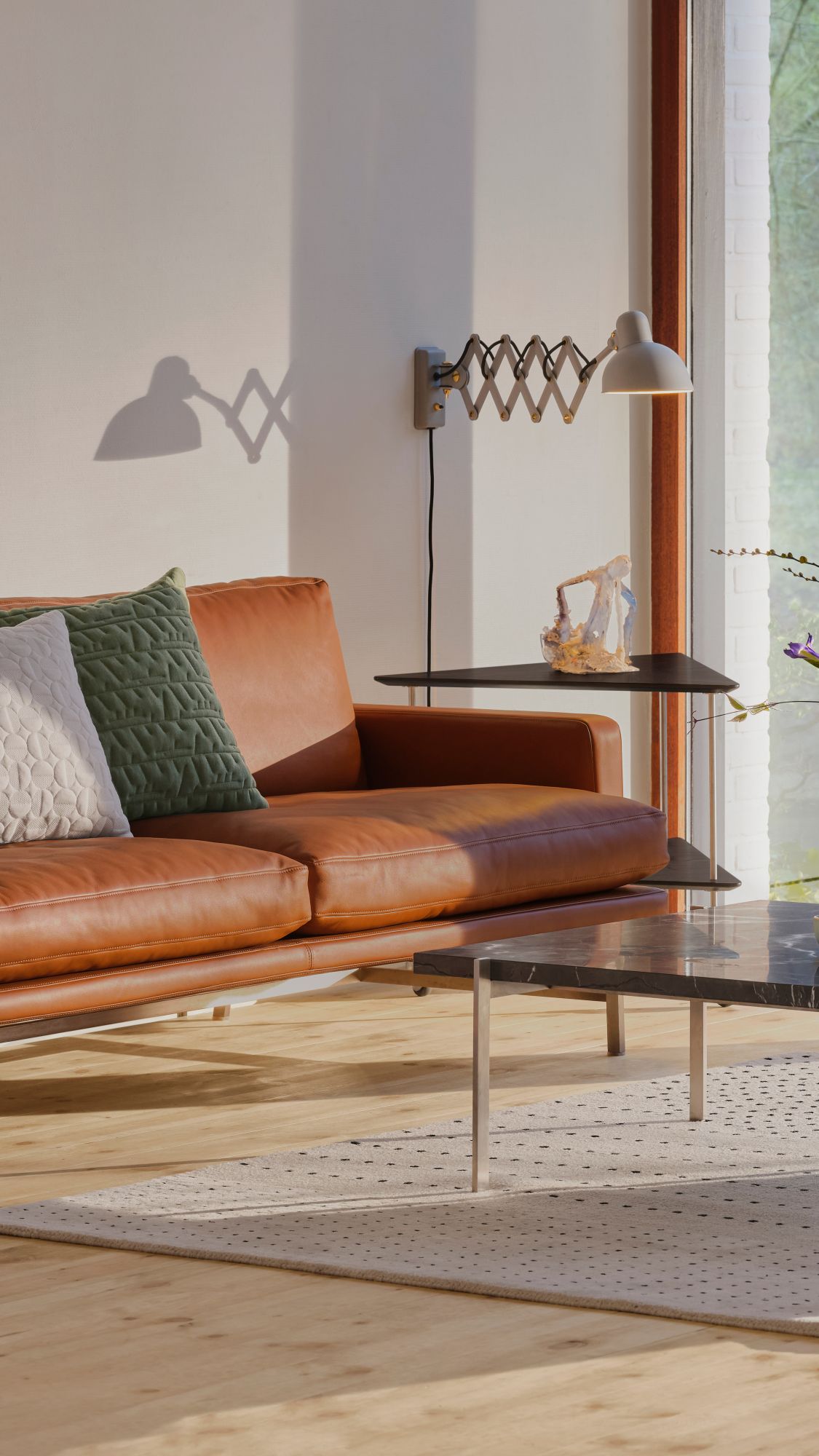 6718 Applique murale extractible KAISER idell Fritz Hansen Easy grey