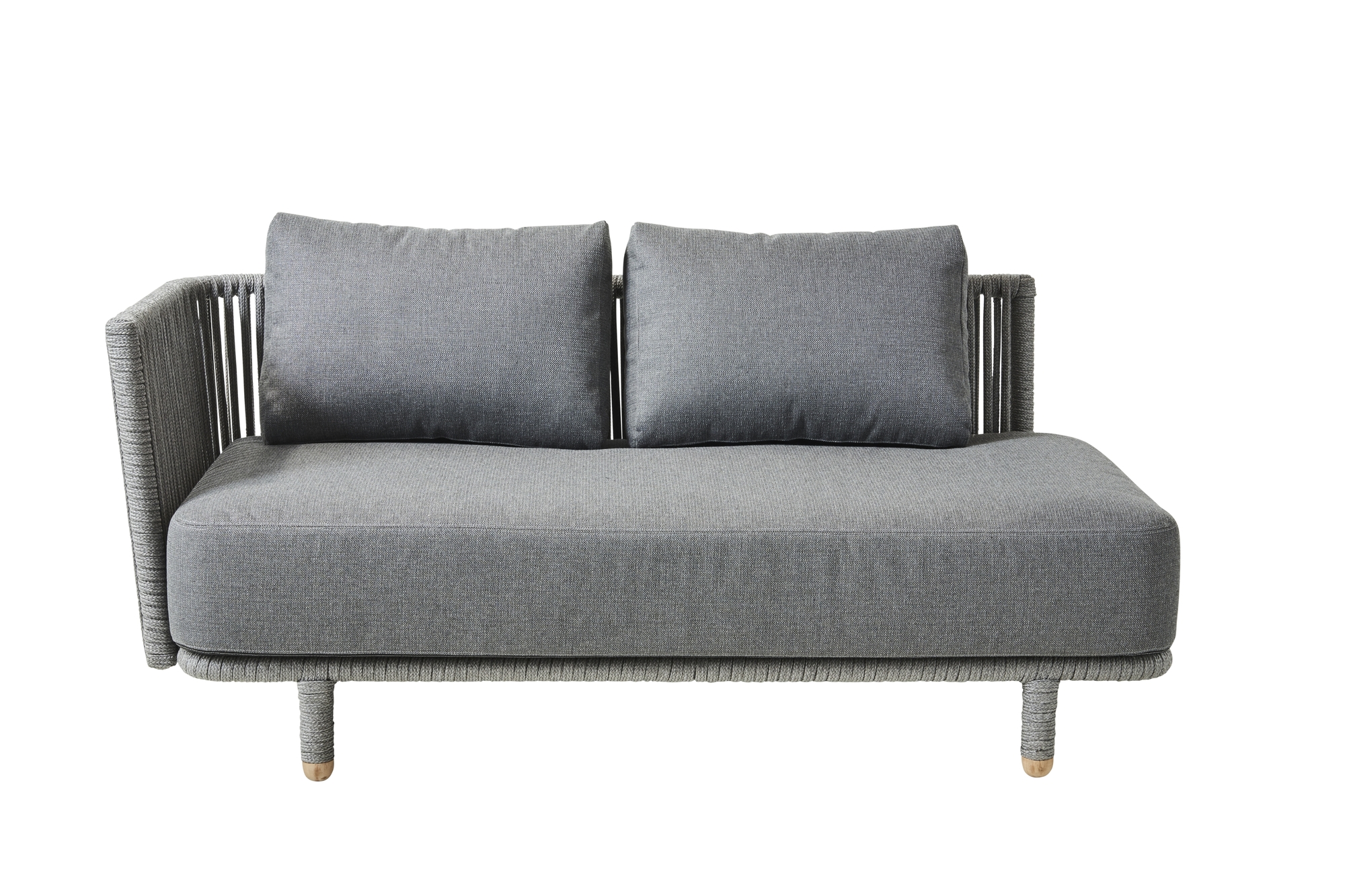 Moments outdoor canapé 2 places droite Cane-Line