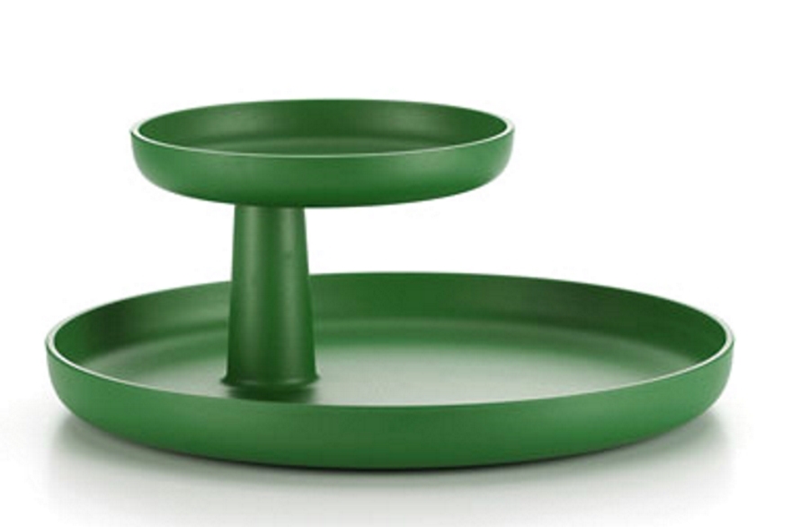 Rotary Tray Tablett Vitra-palmgrün