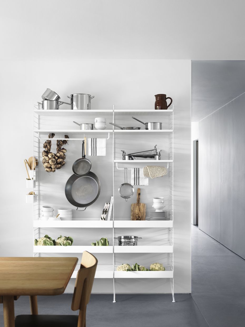 Pièce détachée Barres pour étagère métallique L 78 cm String Furniture 