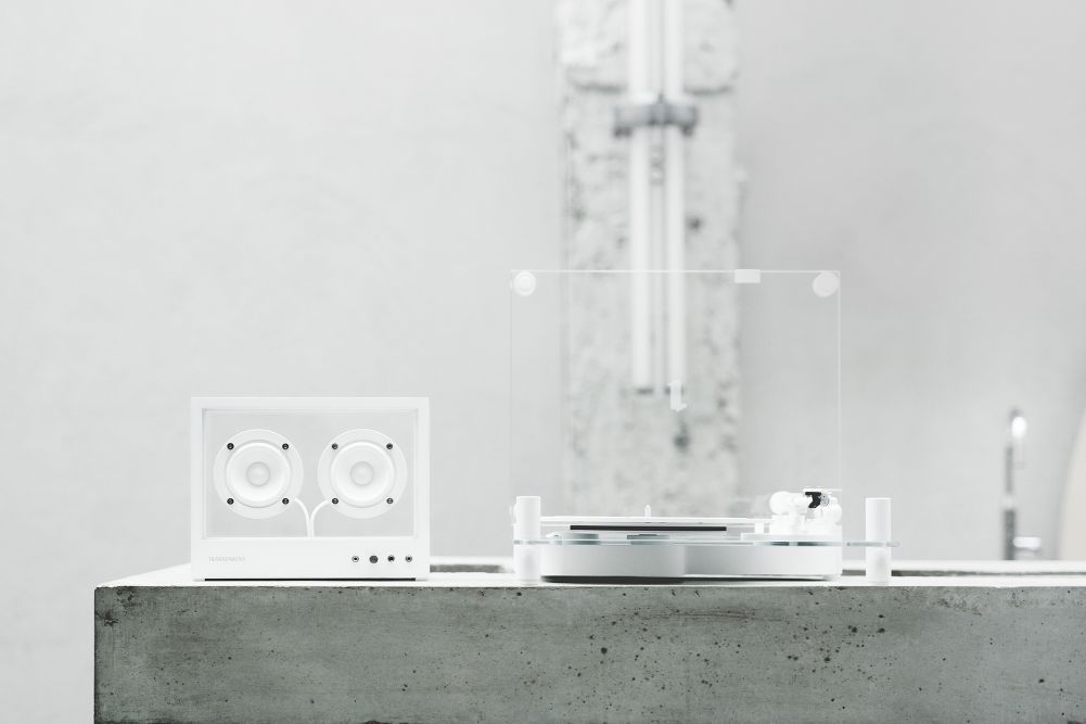 Plateau tournant transparent Transparent