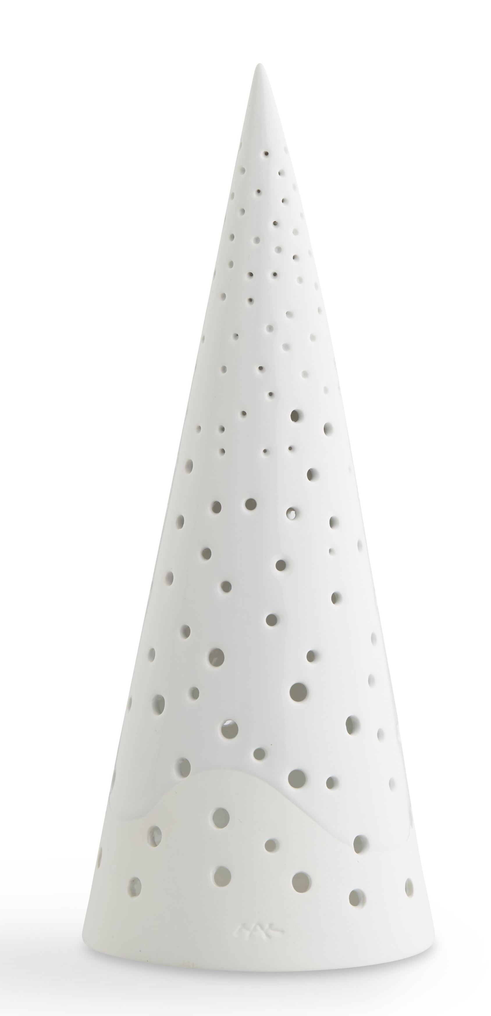 Nobili Porte-bougie à chauffe-plat H 25,5 cm Blanc neige Kähler OFFRE SPECIALE