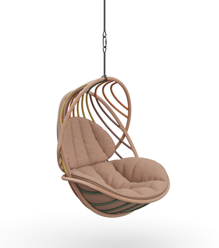 Kida Fauteuil suspendu avec coussin Dedon