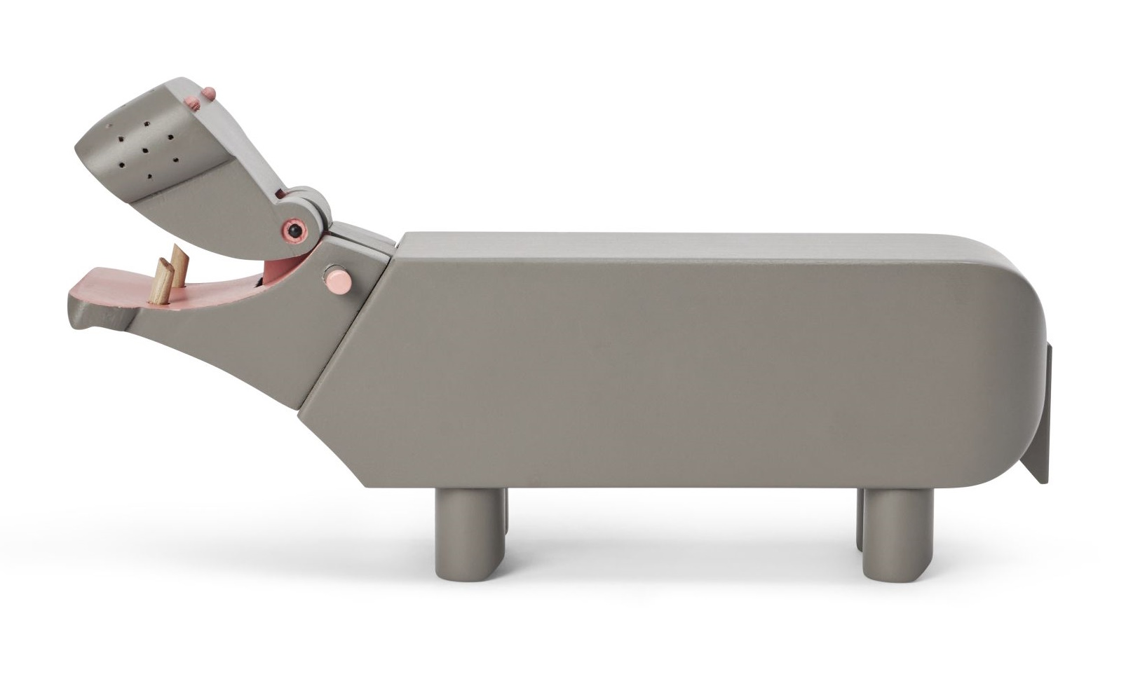 Hippopotame H9 cm gris Kay Bojesen