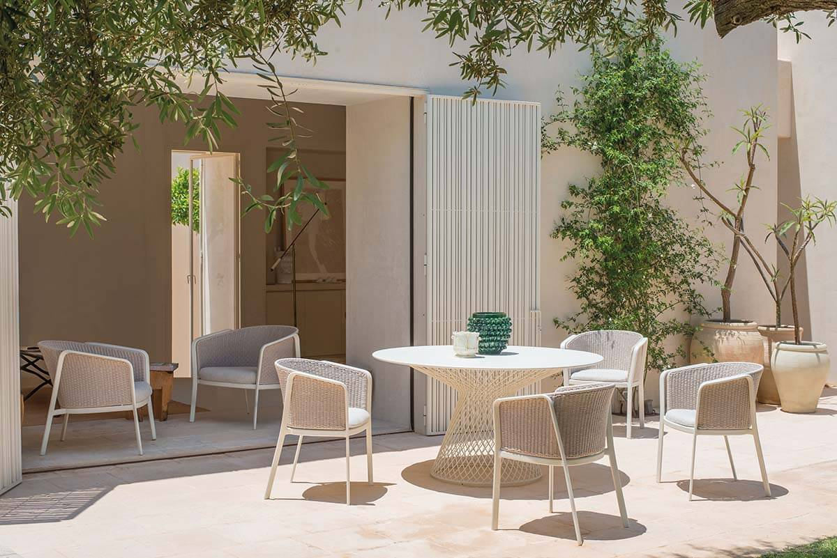 Carousel 1212 Outdoor Fauteuil Emu Blanc / Melange Ivory
