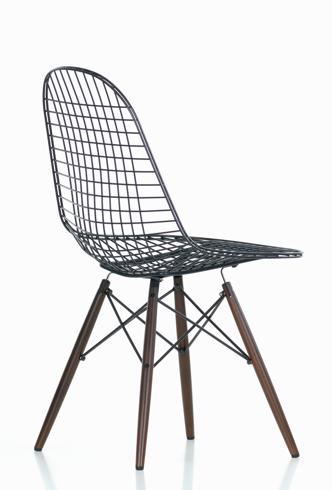 DKW Wire Chair Chaise assise rembourree Vitra