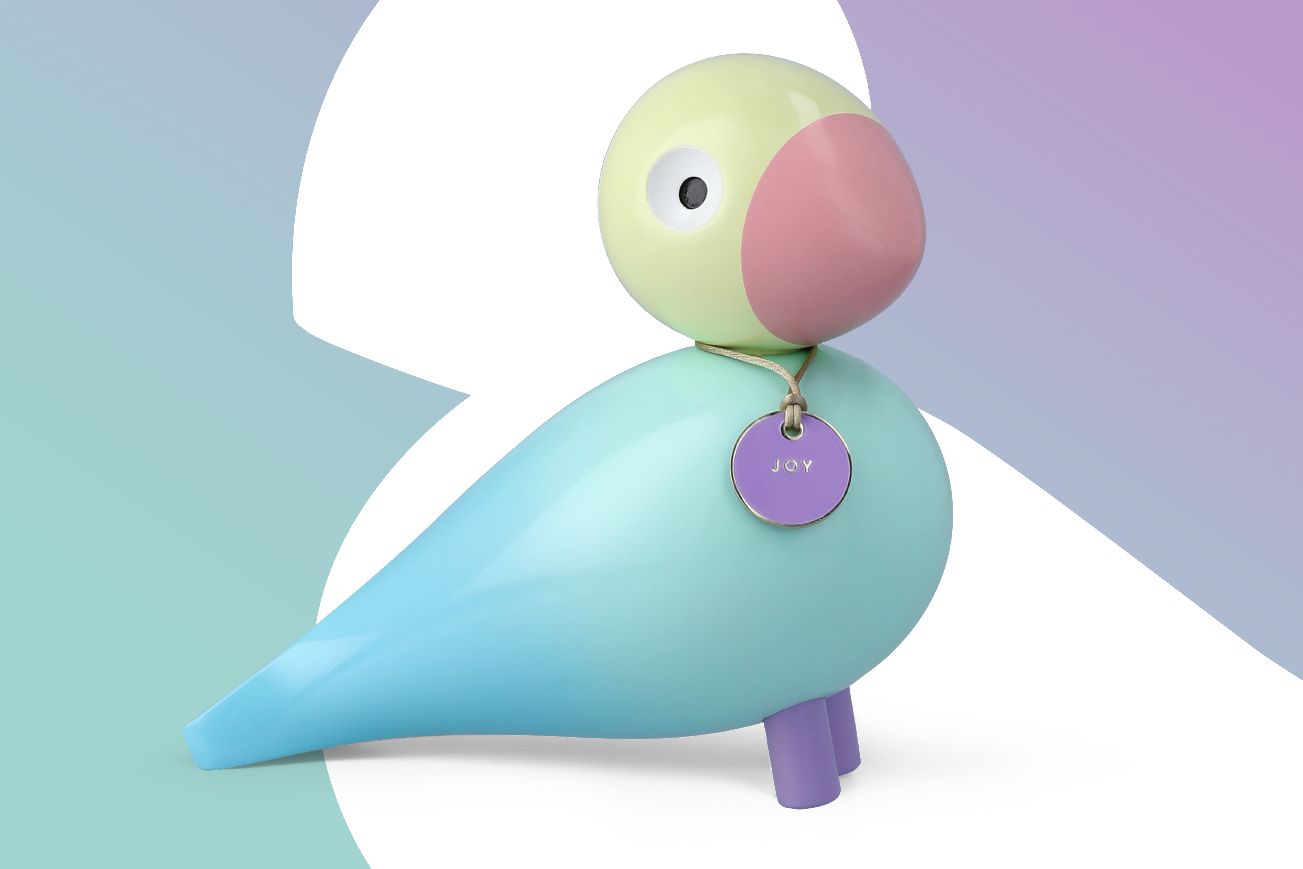 Story Bird Joy figurine en bois d'oiseau Kay Bojesen