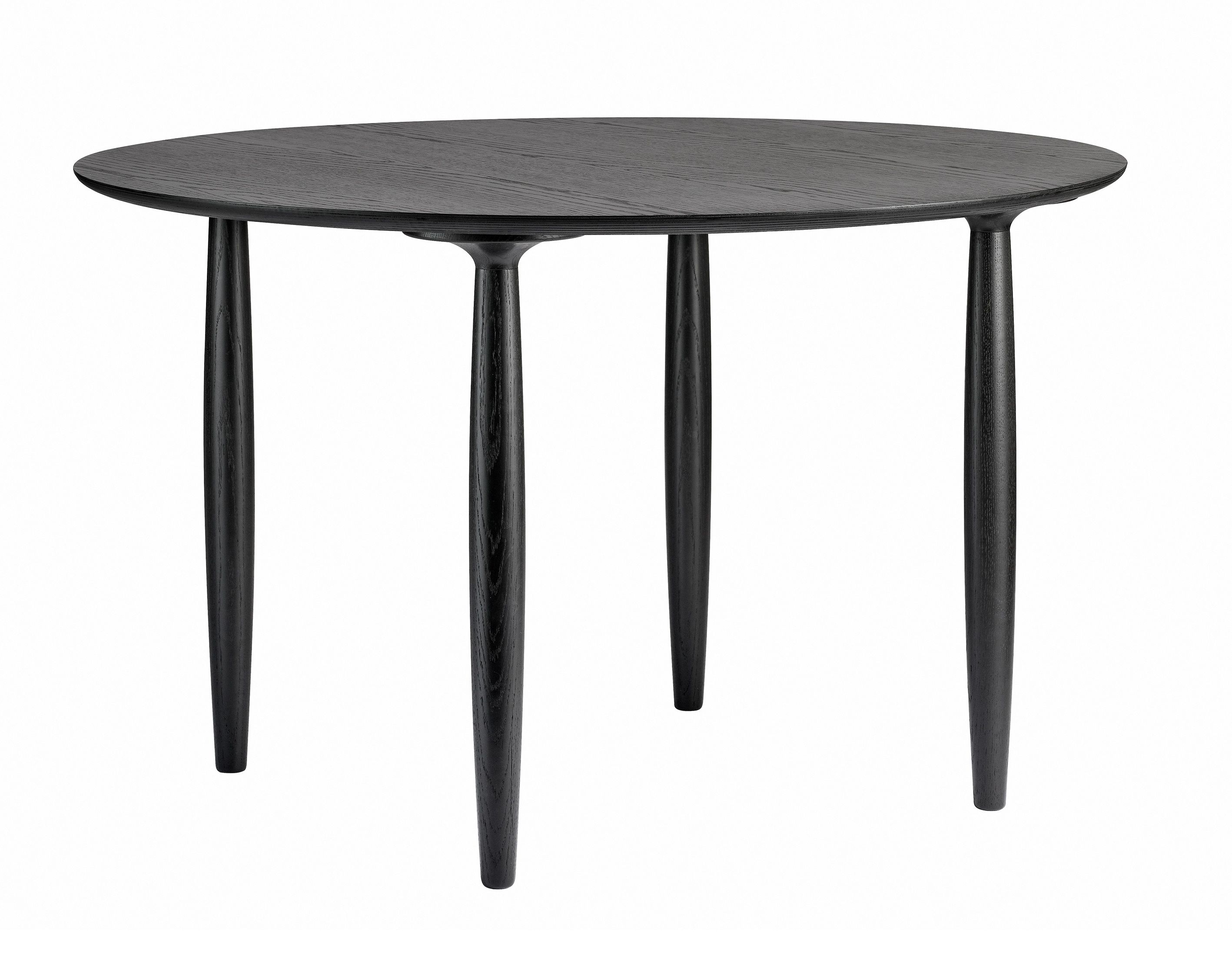 Oku table à manger ronde chêne noir  Norr11