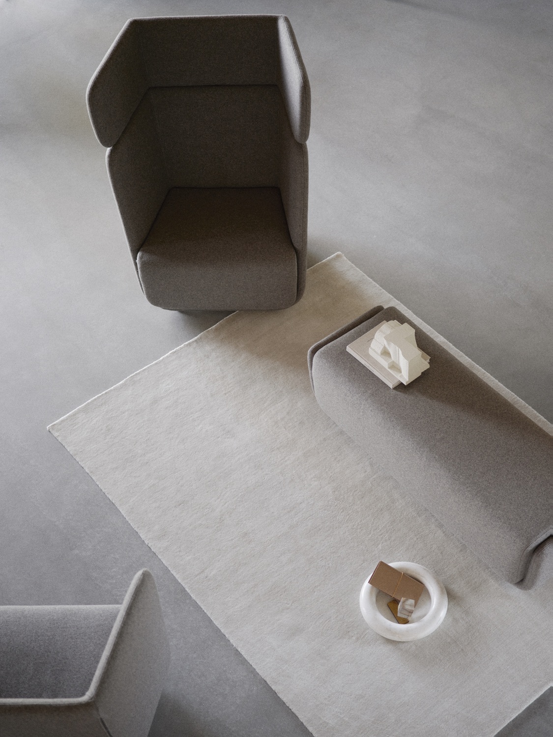 Basket Armchair Chaise High Softline