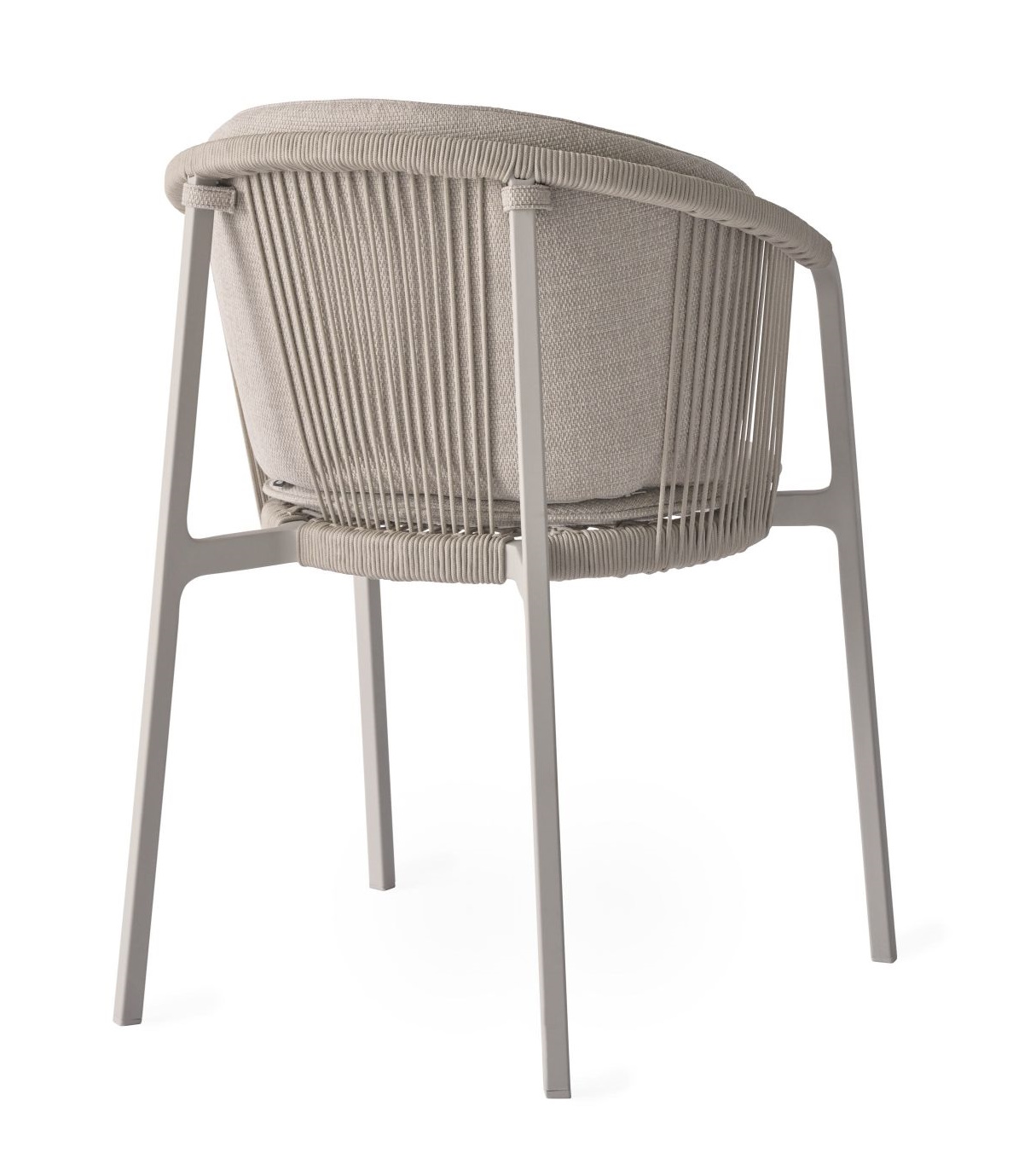 Lagrasse Chair Outdoor Vipp avec coussin d'assise et de dossier
