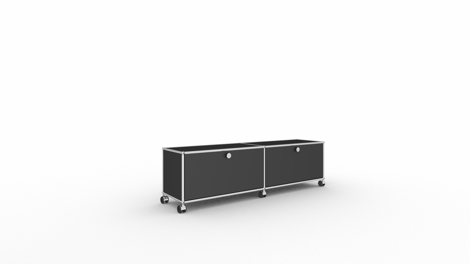 USM Haller schmales TV Lowboard grün