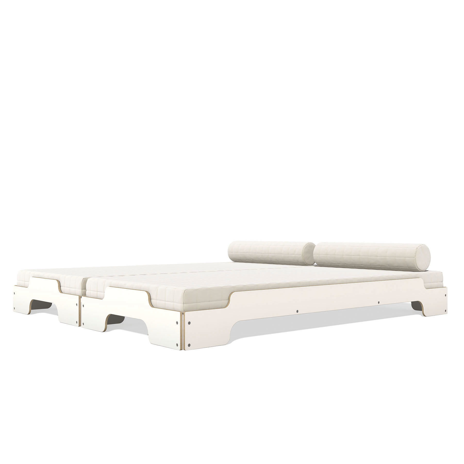 Lit empilable CPL Blanc Classique Hauteur Müller Möbelwerkstätten