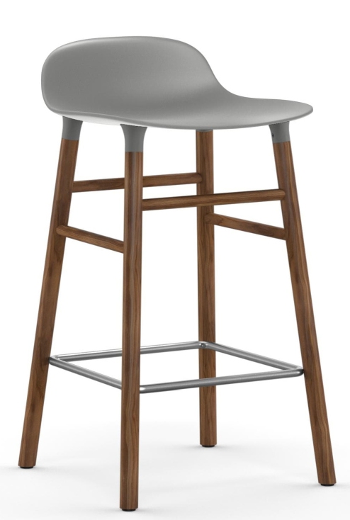 Form Barstool tabouret de bar H 65 cm Bois Normann Copenhagen