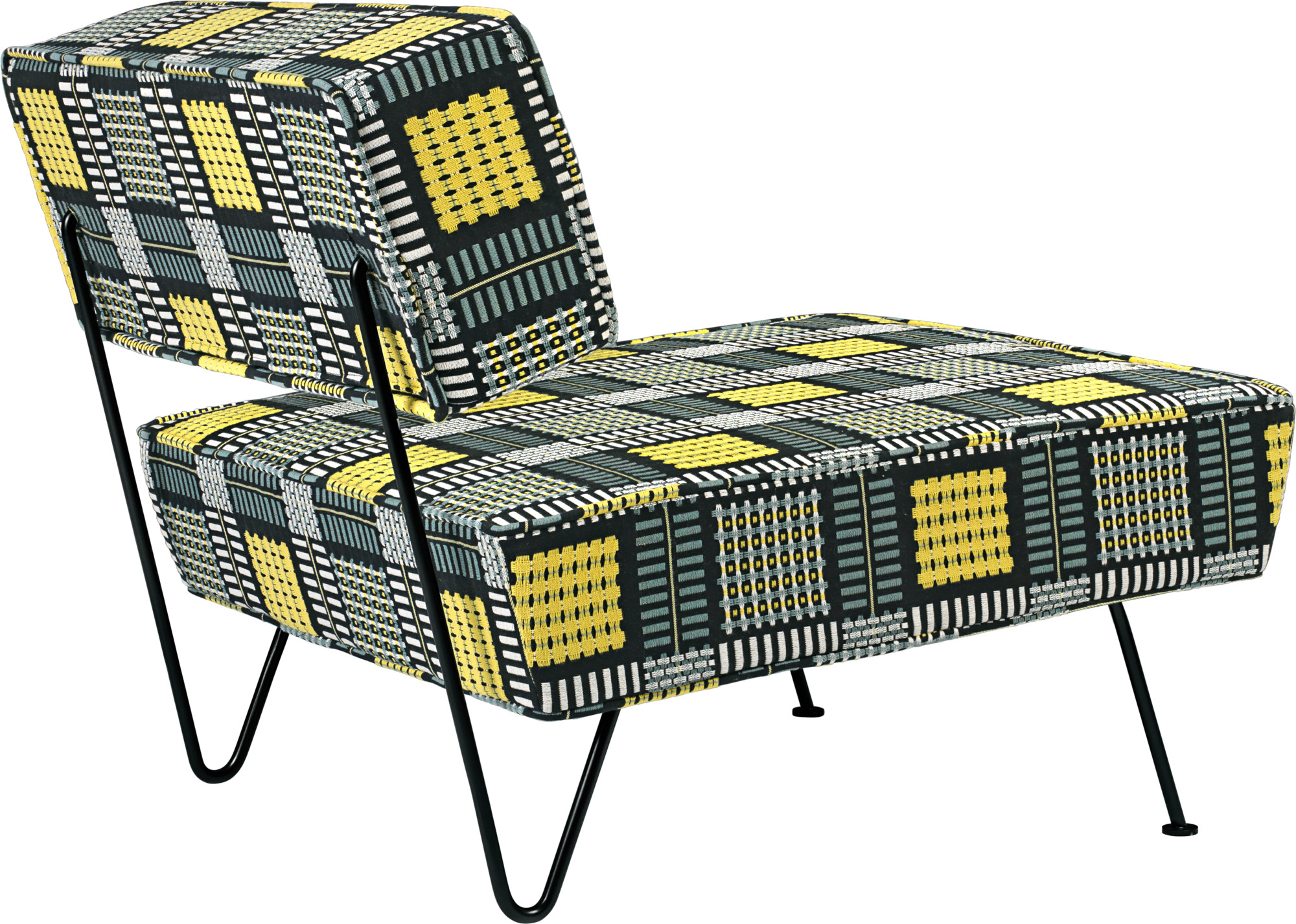 GT Lounge Chair chaise longue à motifs Gubi