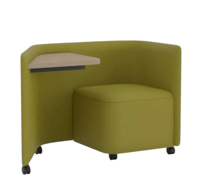 In Out Office BU2266 Panel Lounge chaise avec bureau Andreu World