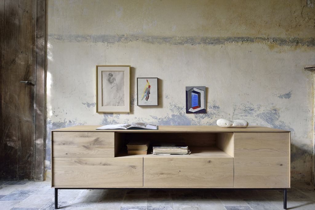 Whitebird Armoire TV chêne Ethnicraft