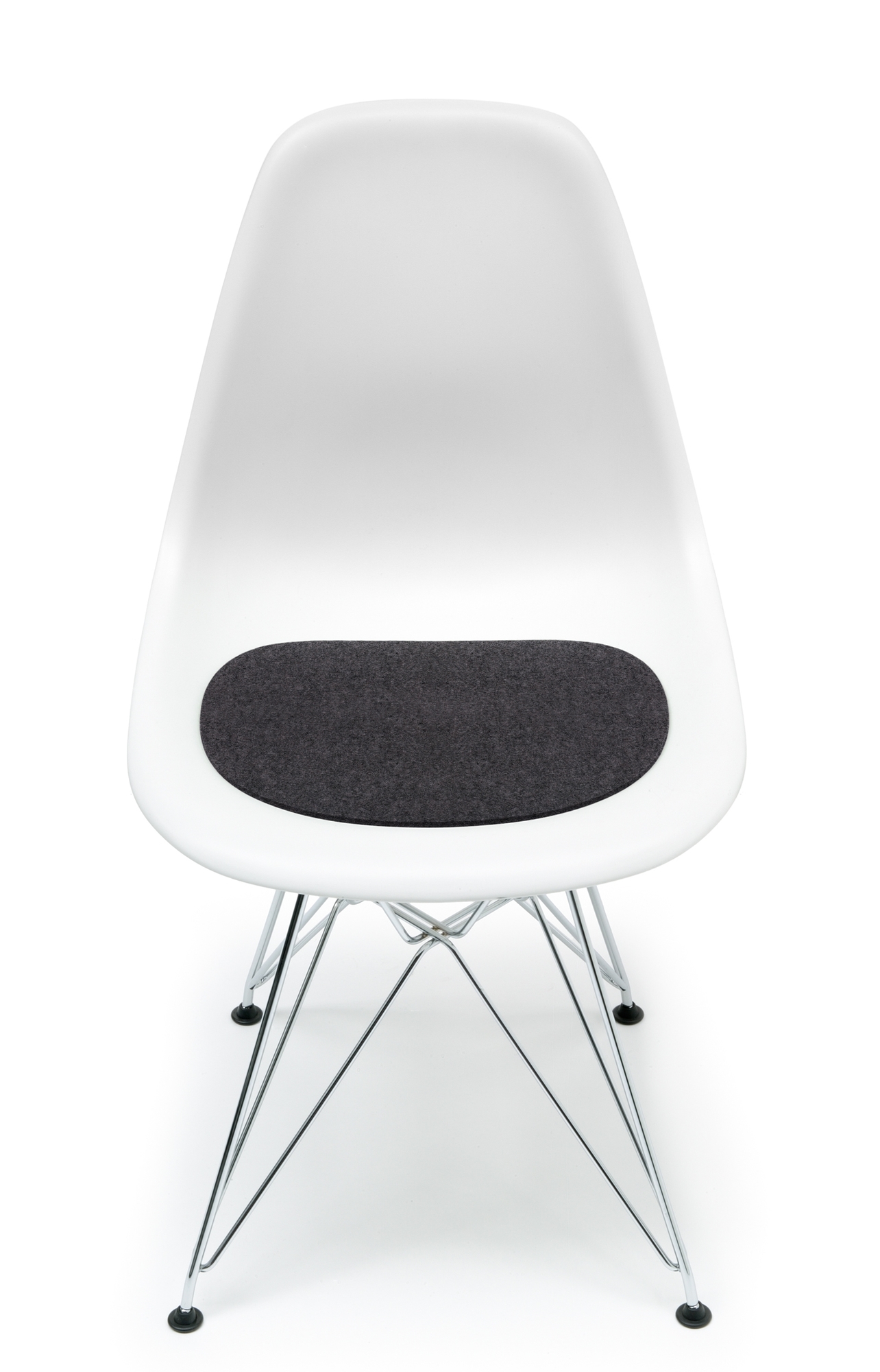Coussin de siège-Feutre Eames Plastic Side Chairs DSR / DSW graphite Hey Sign