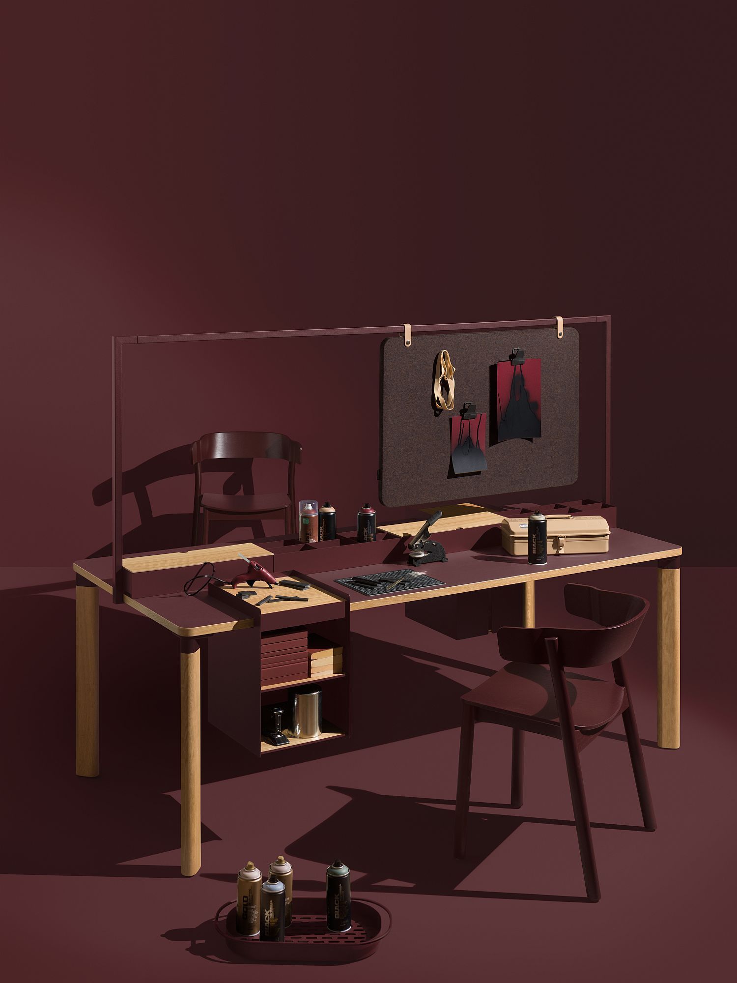 Enfold Table / Work Table Mizetto QUICK SHIP