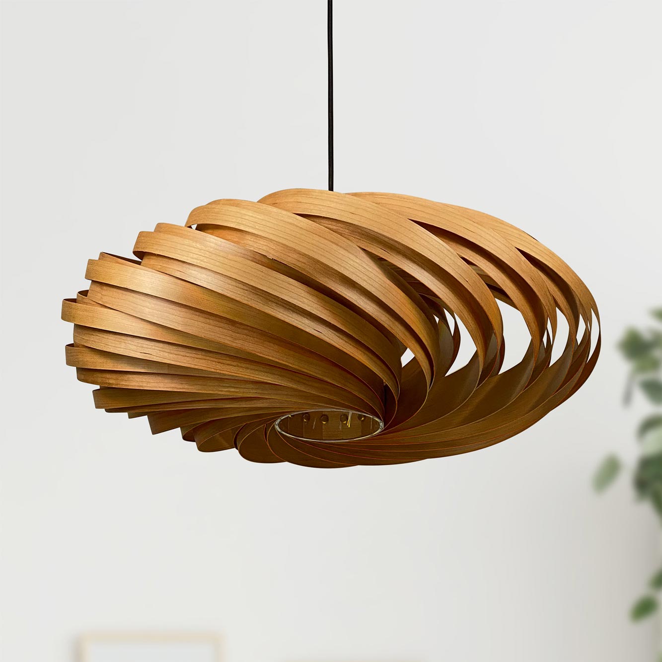Veneria Lampe à suspendre Ø60 cm Cerisier Gofurnit