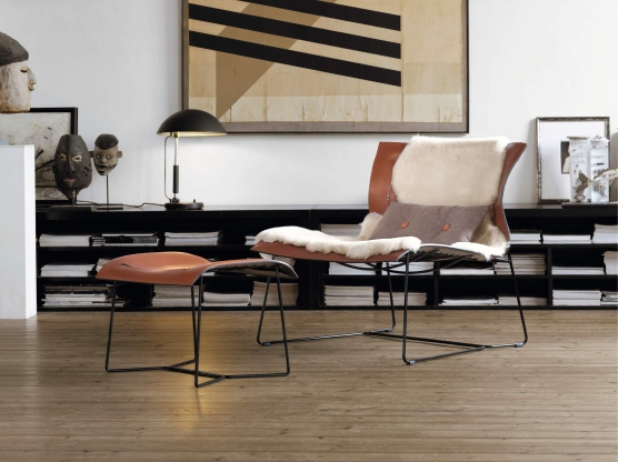 Cuoio Tabouret Walter Knoll