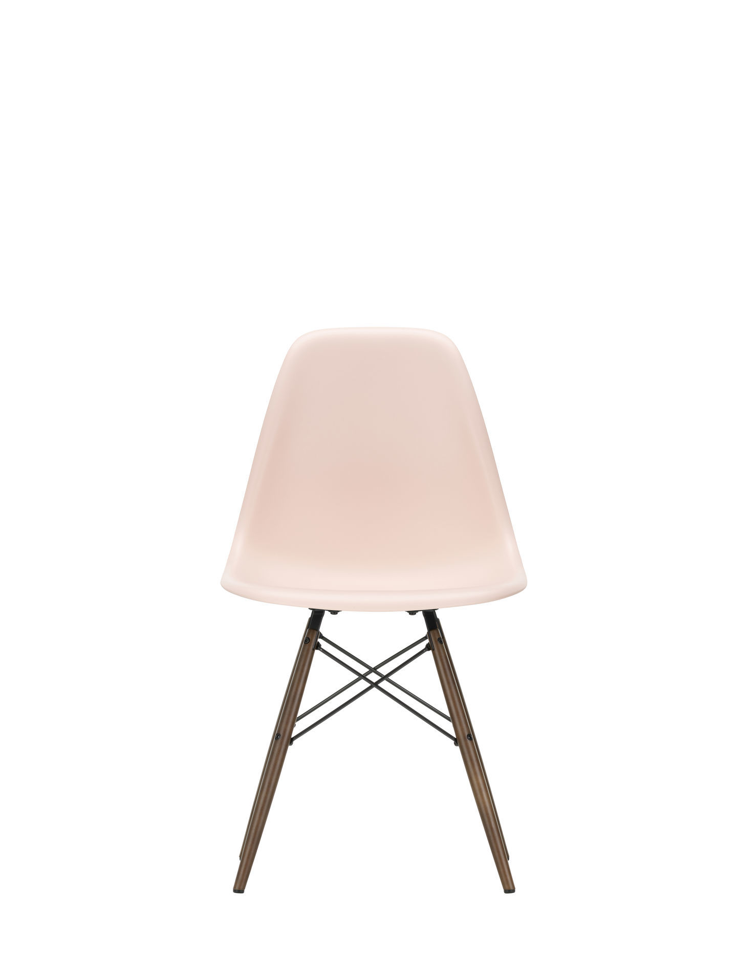 Eames Plastic Side Chair DSW Chaise Vitra Érable noir - blanc