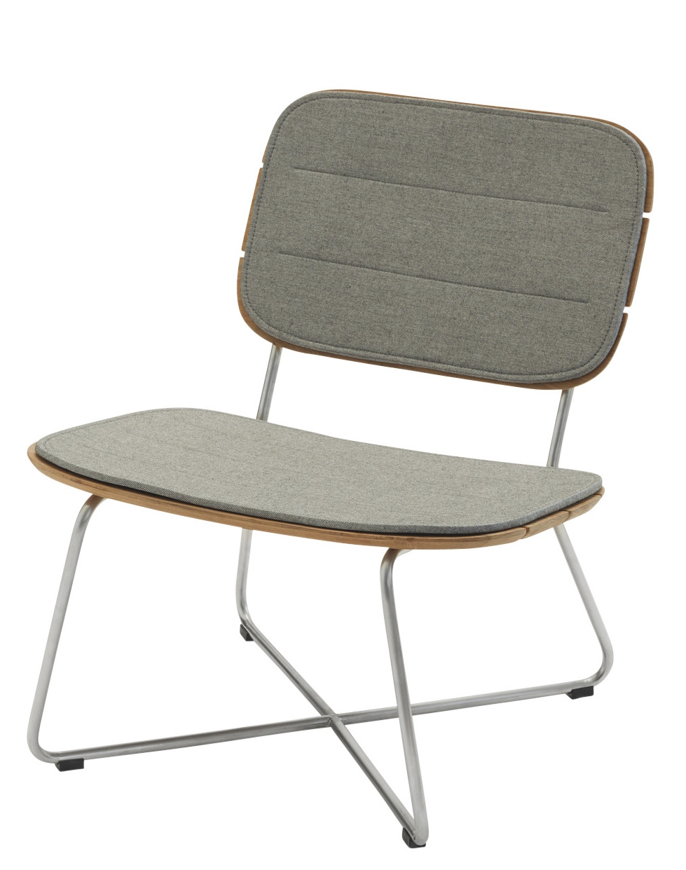 Lilium Lounge Chair chaise coussin d'assise Cushion Outdoor Skagerak by Fritz Hansen Ash
