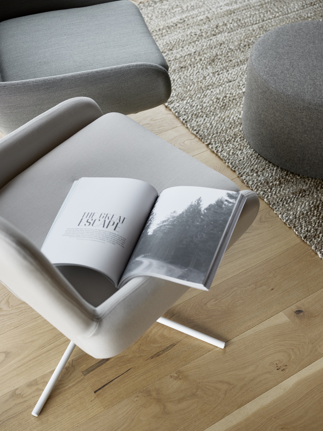 COCO Swivel Chair Chaise pivotante Softline