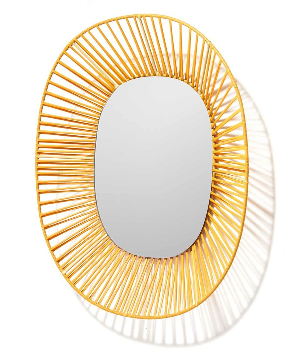 Cesta Big Wall Oval Mirror Miroir mural ovale ames 