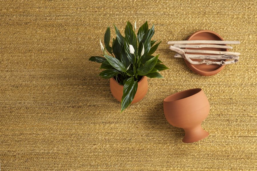 Herb Tapis marron 250x350cm Nanimarquina