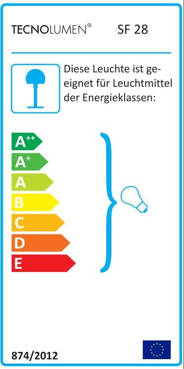 SF 28 / SF28 Lampe de Table avec Hémisphère Tecnolumen