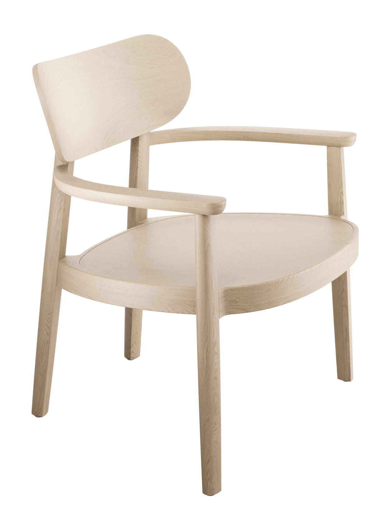 Fauteuil en bois avec accoudoirs 119 MF Thonet 