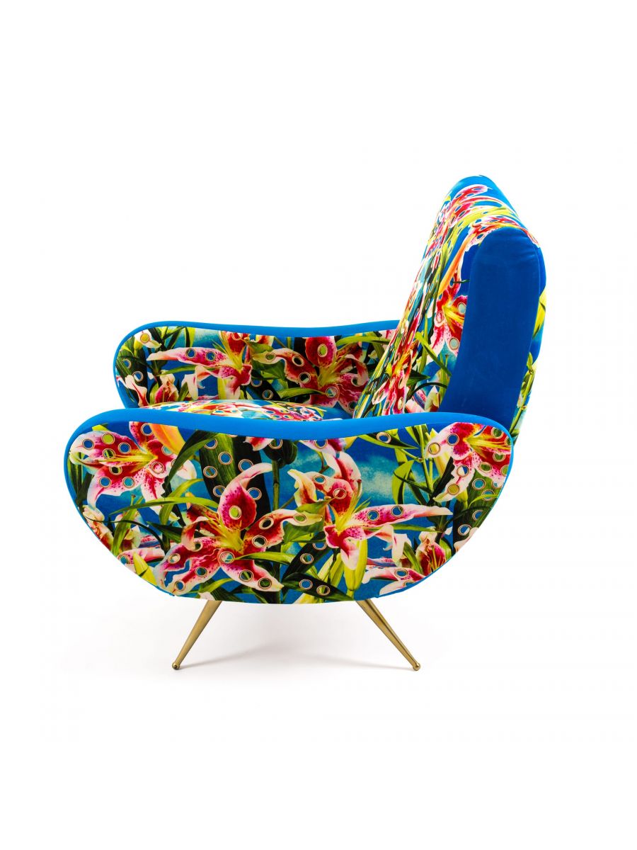 Toiletpaper fauteuil Flowers with holes Seletti Toiletpaper fauteuil Flowers with holes Seletti